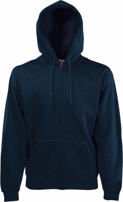 Fruit of the Loom Classic Hooded Sweat Jacket Mikina s kapucí 16.2062 deep navy