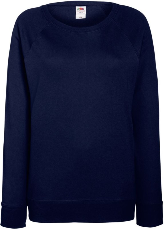 Fruit of the Loom Lady-Fit LW Raglan Sweat Dámská raglánová mikina 16.2146 deep navy