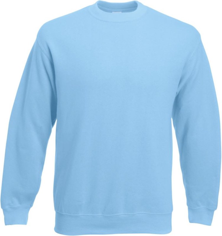 Fruit of the Loom Classic Set-In Sweat Mikina 16.2202 sky blue - Dámské oblečení mikiny