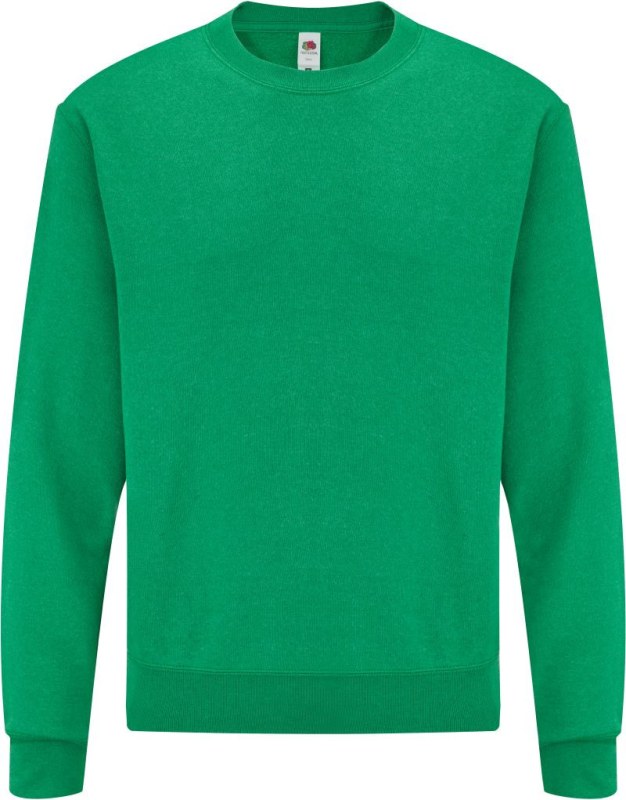 Fruit of the Loom Classic Set-In Sweat Mikina 16.2202 retro heather green