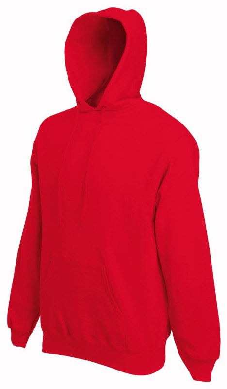 Fruit of the Loom Classic Hooded Sweat Mikina s kapucí 16.2208 red