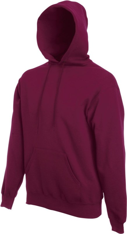 Fruit of the Loom Classic Hooded Sweat Mikina s kapucí 16.2208 burgundy