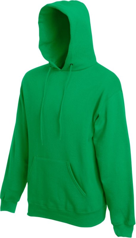 Fruit of the Loom Classic Hooded Sweat Mikina s kapucí 16.2208 kelly green