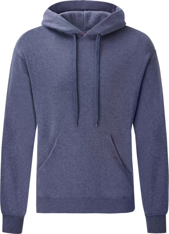 Fruit of the Loom Classic Hooded Sweat Mikina s kapucí 16.2208 heather navy