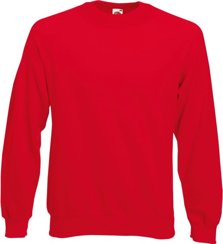 Fruit of the Loom Classic Raglan Sweat Raglánová mikina 16.2216 red
