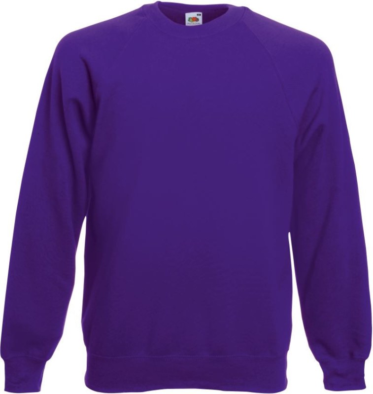 Fruit of the Loom Classic Raglan Sweat Raglánová mikina 16.2216 purple