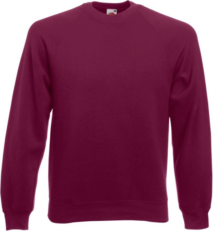 Fruit of the Loom Classic Raglan Sweat Raglánová mikina 16.2216 burgundy