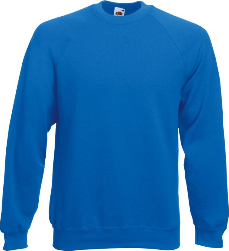 Fruit of the Loom Classic Raglan Sweat Raglánová mikina 16.2216 royal blue
