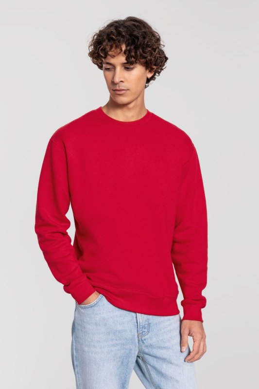 Fruit of the Loom Iconic Premium Set-In Sweat Mikina z těžké bavlny 16.2282 red