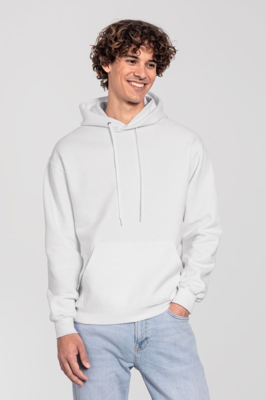 Fruit of the Loom Iconic Premium Hooded Sweat Mikina s&nbsp;kapucí z&nbsp;těžké bavlny 16.2284 white