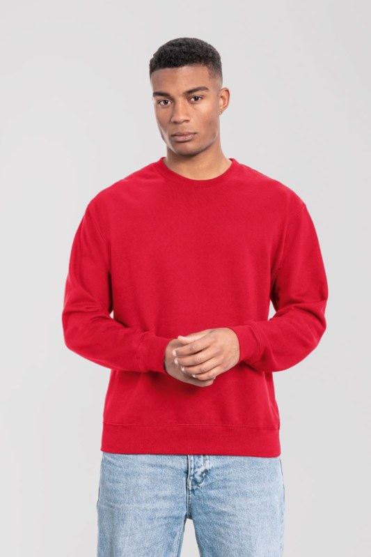 Fruit of the Loom Iconic 250 Set-In Sweat Mikina 16.2292 red