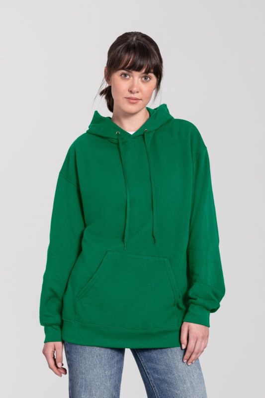 Fruit of the Loom Iconic 250 Hooded Sweat Mikina s kapucí 16.2294 college green