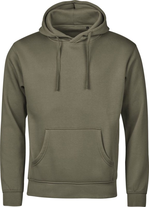 Tee Jays TJ 5152 Mikina s kapucí z těžké bavlny "Unlabeled" 18.5152 moss