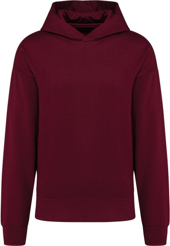 Kariban K 4018 Oversize mikina s kapucí 20.4018 wine