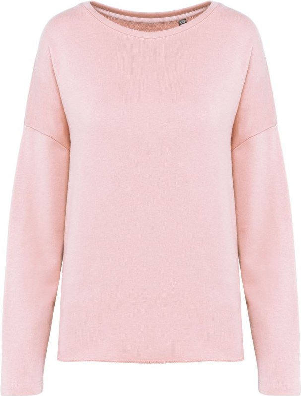Kariban K 471 Dámská oversize mikina 20.K471 pale pink
