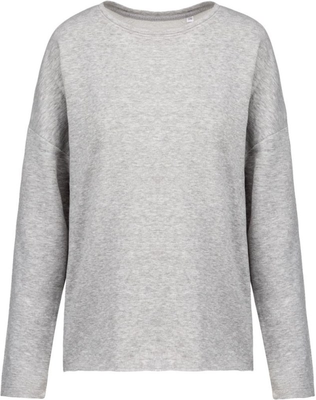 Kariban K 471 Dámská oversize mikina 20.K471 light grey heather