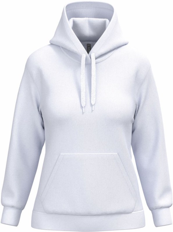 Kariban K 473 Dámská mikina s kapucí 20.K473 white