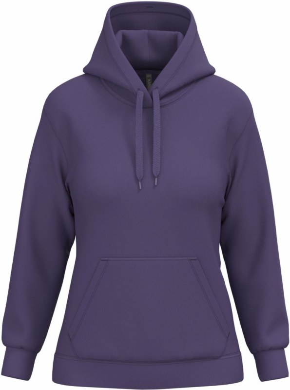 Kariban K 473 Dámská mikina s kapucí 20.K473 purple