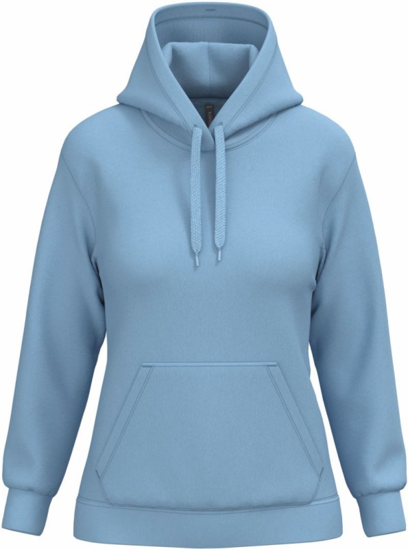 Kariban K 473 Dámská mikina s kapucí 20.K473 sky blue