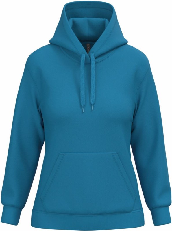 Kariban K 473 Dámská mikina s kapucí 20.K473 tropical blue