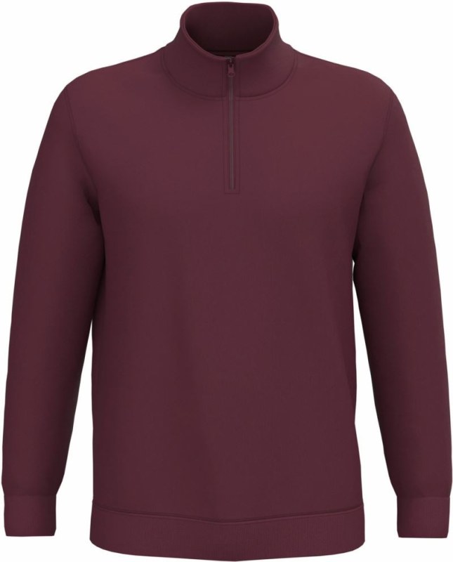 Kariban K 478 Mikina s 1/4 zipem 20.K478 wine