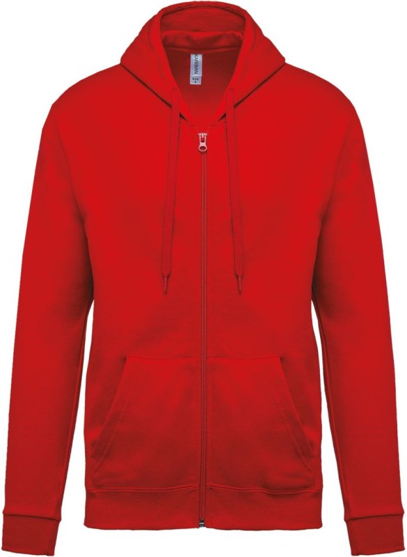 Kariban K 479 Mikina s kapucí 20.K479 red