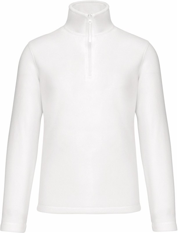 Kariban K 912 Mikrofleecová mikina s 1/4 zipem "Enzo" 20.K912 white