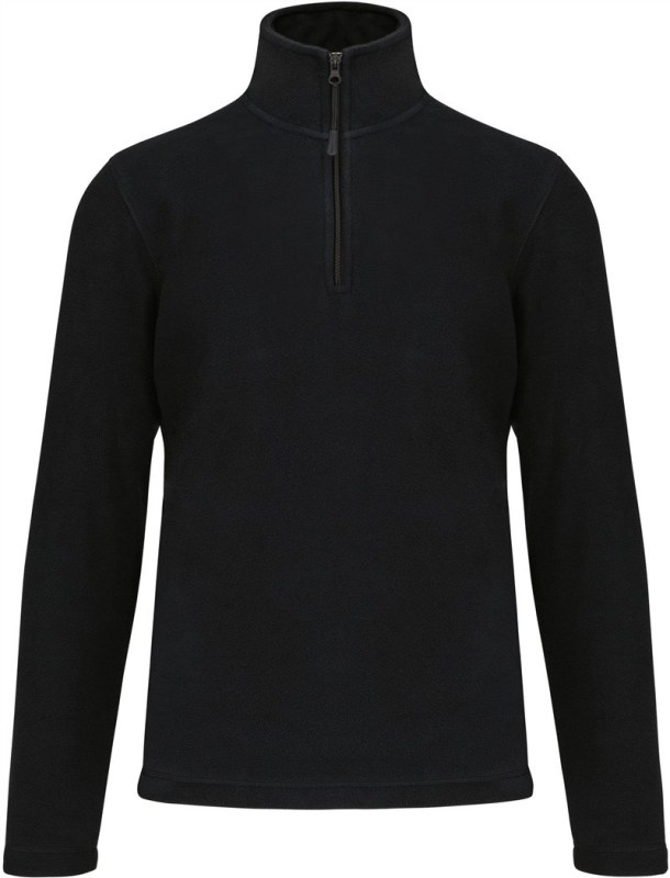 Kariban K 912 Mikrofleecová mikina s 1/4 zipem "Enzo" 20.K912 black