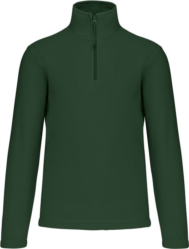 Kariban K 912 Mikrofleecová mikina s 1/4 zipem "Enzo" 20.K912 forest green