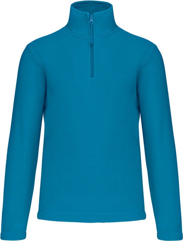 Kariban K 912 Mikrofleecová mikina s 1/4 zipem "Enzo" 20.K912 tropical blue