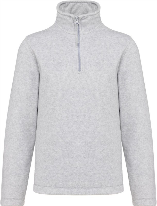 Kariban K 912 Mikrofleecová mikina s 1/4 zipem "Enzo" 20.K912 ash heather