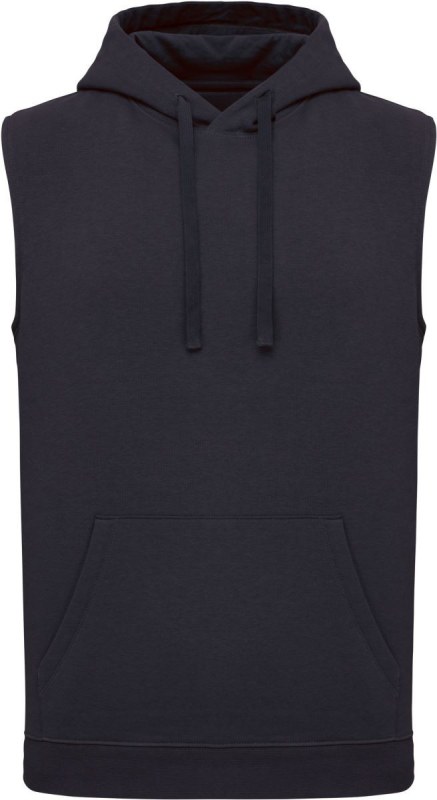 Kariban ProAct PA 393 Unisex mikina s kapucí bez rukávů 20.P393 navy