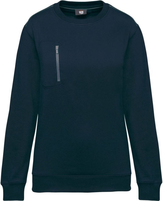 WK WK 403 Pracovní mikina "Day-to-Day" 20.W403 navy/silver