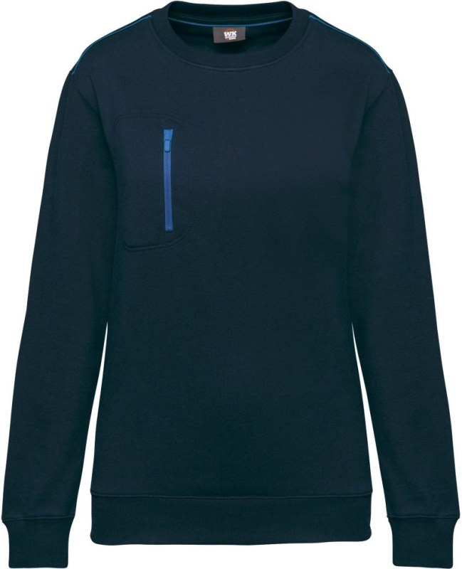 WK WK 403 Pracovní mikina "Day-to-Day" 20.W403 navy/royal blue