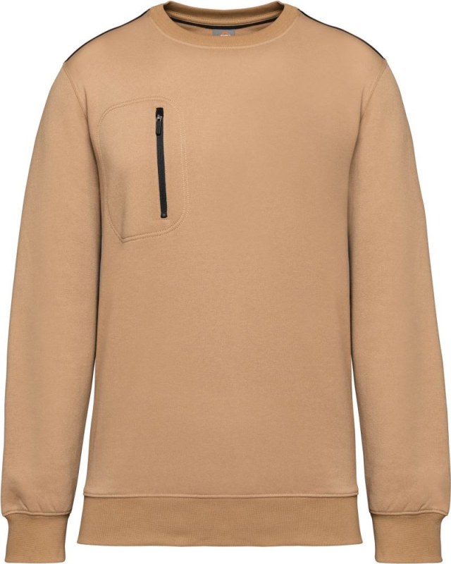 WK WK 403 Pracovní mikina "Day-to-Day" 20.W403 camel/black