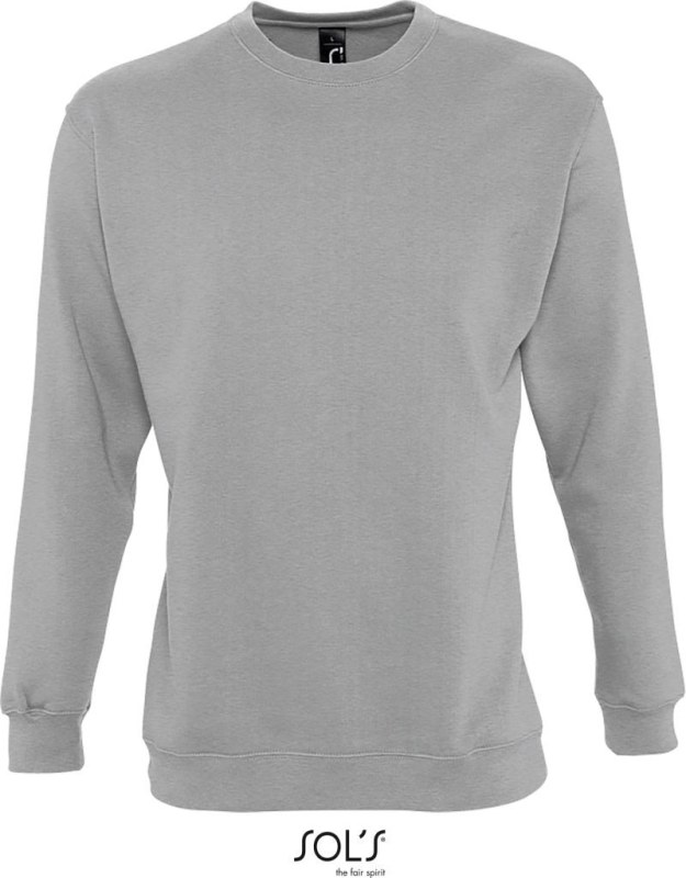 SOL´S New Supreme Unisex mikina 25.3250 grey melange