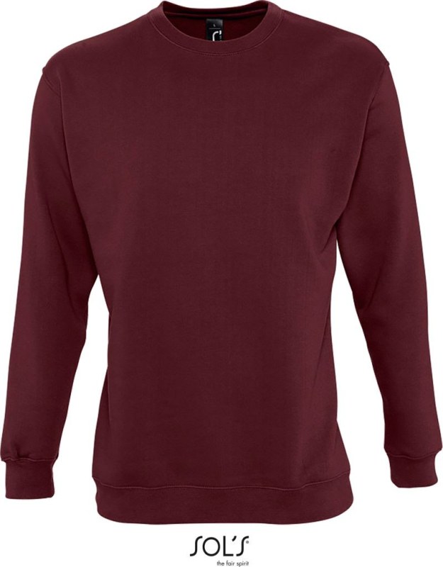 SOL´S New Supreme Unisex mikina 25.3250 burgundy