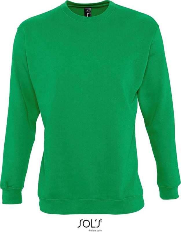 SOL´S New Supreme Unisex mikina 25.3250 kelly green