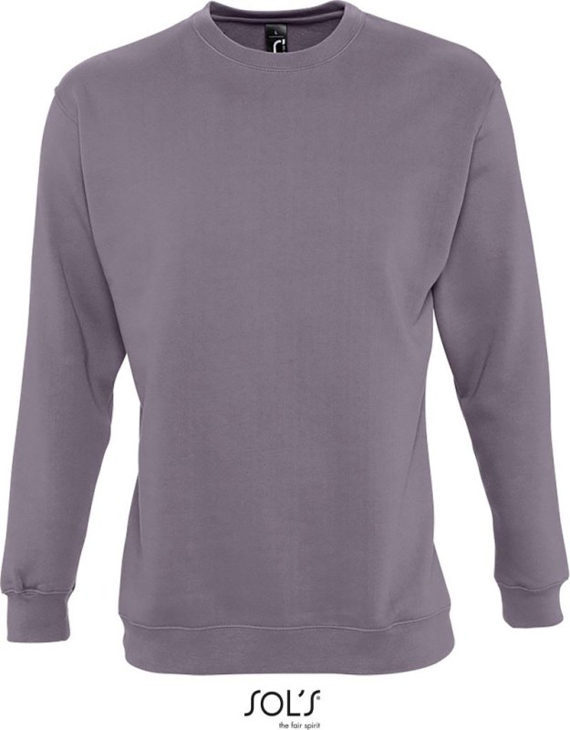 SOL´S New Supreme Unisex mikina 25.3250 flannel grey