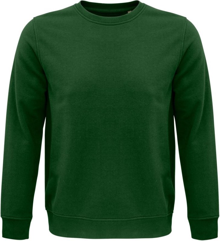 SOL´S Comet Unisex mikina z bio bavlny 25.3574 bottle green