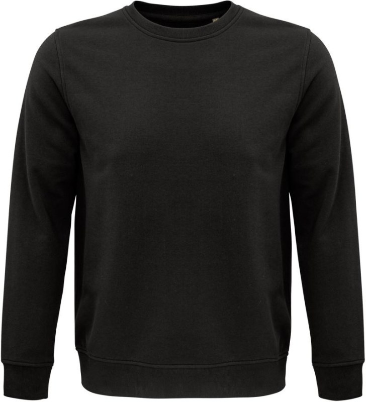 SOL´S Comet Unisex mikina z bio bavlny 25.3574 deep charcoal