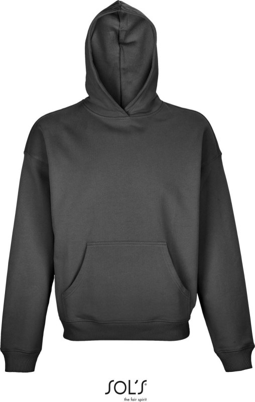SOL´S Connor Unisex mikina s kapucí 25.3813 mouse grey