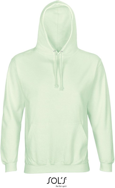 SOL´S Condor Unisex mikina s kapucí 25.3815 creamy green
