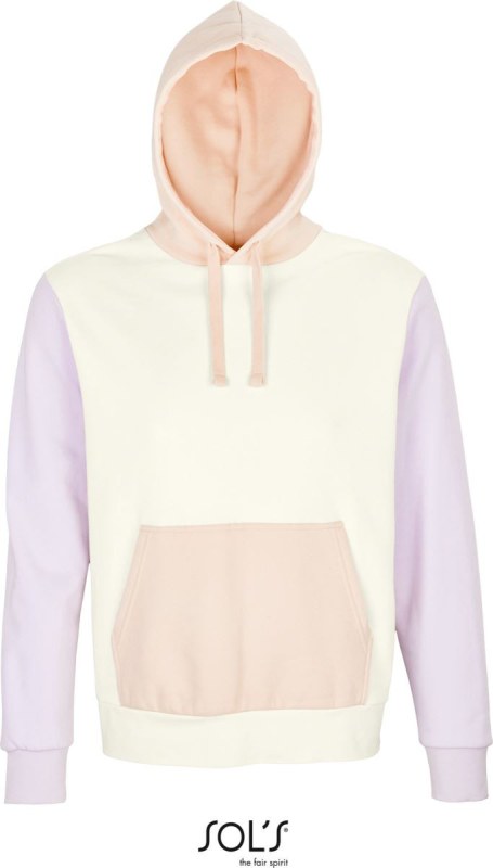 SOL´S Collins Unisex mikina s kapucí z bio bavlny 25.3818 off white