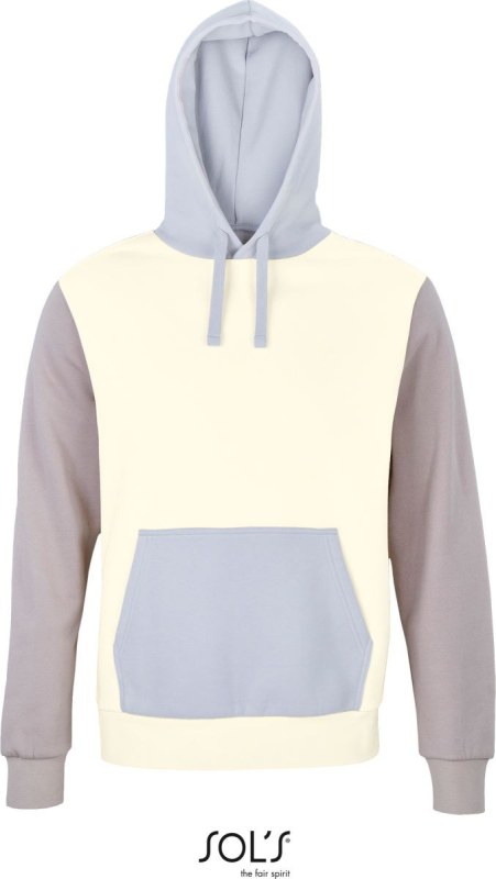 SOL´S Collins Unisex mikina s kapucí z bio bavlny 25.3818 natural