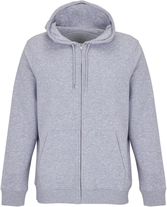 SOL´S Calipso Unisex mikina s kapucí z těžké bavlny 25.4237 grey melange