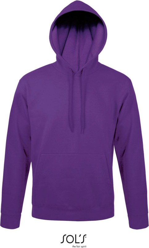 SOL´S Snake Unisex mikina s kapucí 25.7101 dark purple