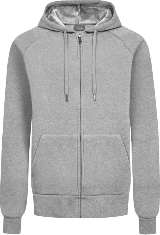 Promodoro 5500 Unisex mikina s kapucí z těžké bavlny 40.5500 heather grey