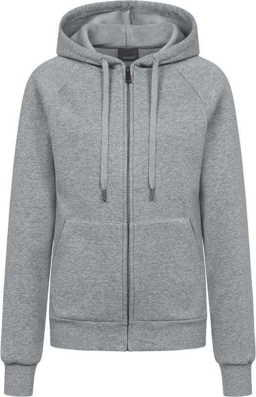Promodoro 5505 Dámská mikina s kapucí z těžké bavlny 40.5505 heather grey