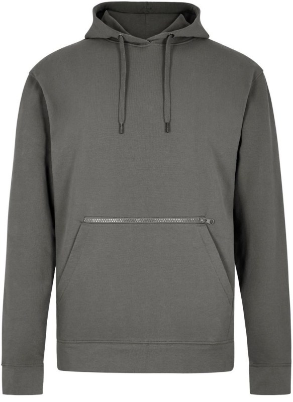 Kustom Kit KK 338 Piqué mikina s kapucí 43.0338 dark grey